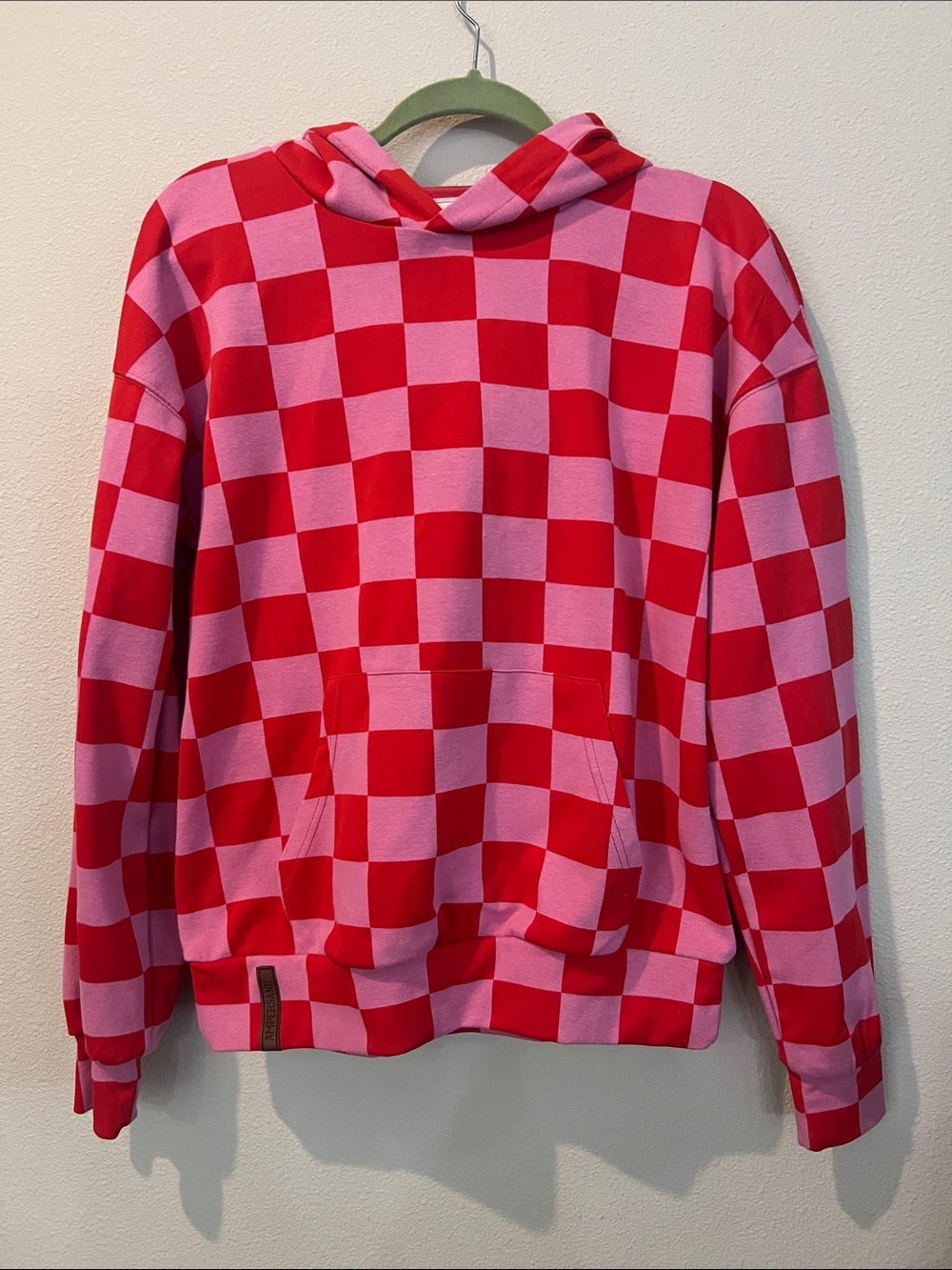 New Without Tags Ampersand Ave - University Checked Hoodie